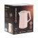 Electric kettle eurostek eek-3029, plastic, fire, 2 l, 1500 watts, beige