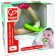 A rejector for newborns "kids", triangles, beige and green color