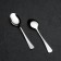 Teaspoon "Mondial", h = 13.9 cm, thickness 2.5 mm, silver color