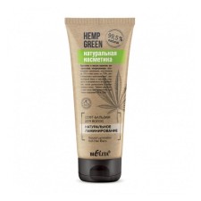 Софт-бальзам для волос Bielita Hemp Green «Натуральное ламинирование», 200 мл