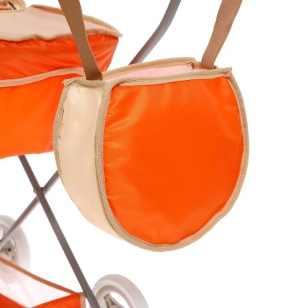 Puppet stroller No. 4, Orange color with beige-5