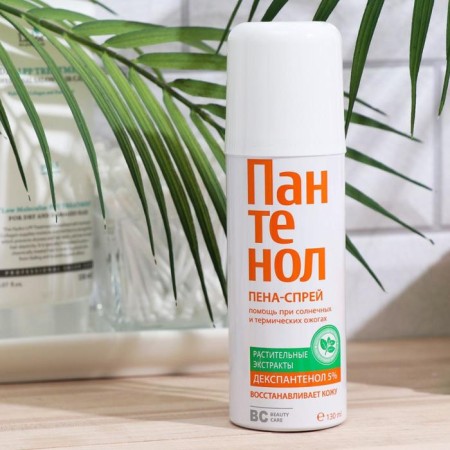 Pentenol-facing foam-spray for Sun, help with sun and thermal burns, 130 ml-1