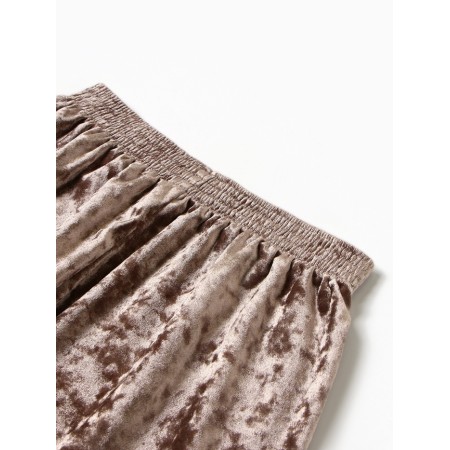 The female set (T -shirt and shorts) KAFTAN VELVET p. 48-50, coffee-11