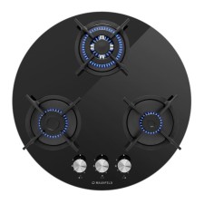 Варочная поверхность MAUNFELD EGHG.43.23CB/G, газовая, 3 конфорки, чёрная