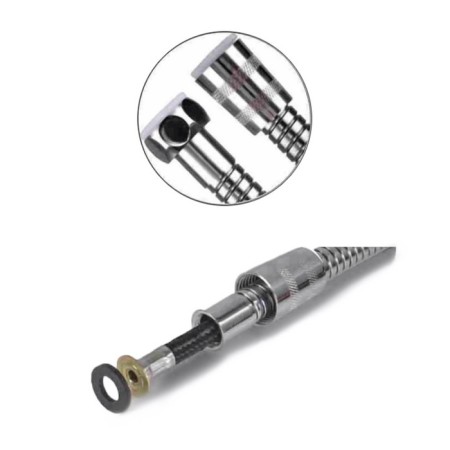 Showing hose TIM C-M175-3 Lux, 175 cm, double locks (360 ° Free rotation), 1/2 "-1