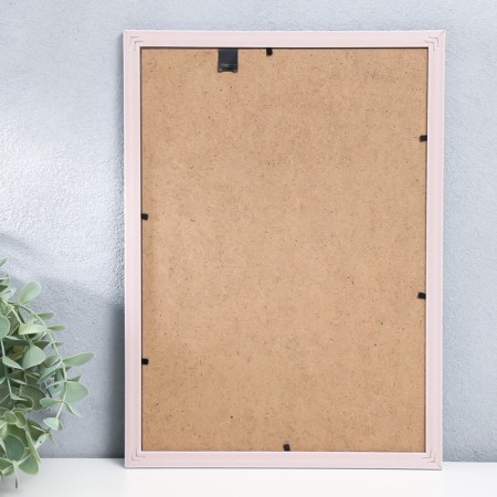 Photo frame Plastic format A4 "Moon" White with gold 30.3x23.5 cm-2
