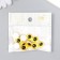 Decor (cabochon) for creativity glass "yellow eye" d = 1.2 cm