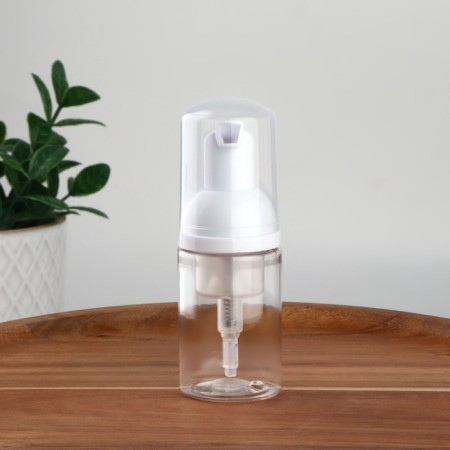 A bottle for storage, with a foaming dispenser, 35 ml, the color is transparent/white-2
