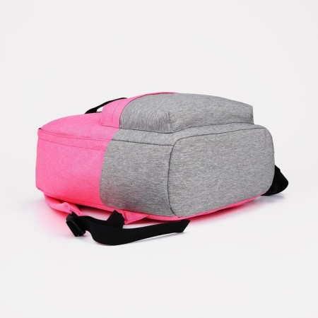 Youth backpack from lightning textiles, Fulldorn, 3 pockets, pink color-4