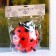 Plastic thermometer window "God's cow" in the package