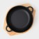 Cast iron frying pan “Frying”, D = 19 cm, on a wooden stand