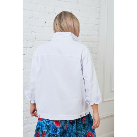 Women's jacket, size 72, white color-4