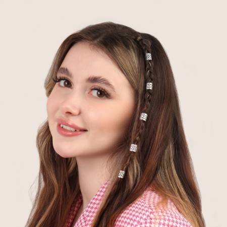 Hair piercing "Pipe", 1 × 1 cm, 10 pcs, silver color-4