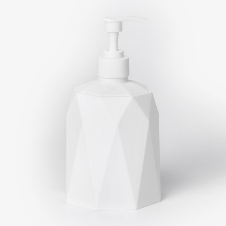 Prisming soap dispenser, 330 ml, white color-2