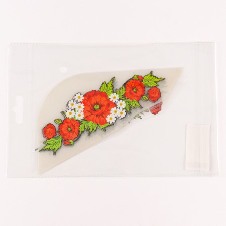 Thermalrotransfer "Field flowers", 18 x 6 cm, set 10 pcs.-1