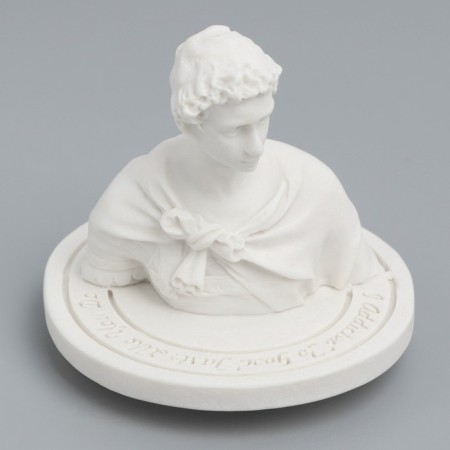 Candle in concrete aromatic "lily", soy wax-6