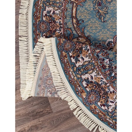 Oval Merinos shahreza carpet, size 200x285 cm, color Blue-4