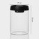Bank with a vacuum lid for bulk products "Plesir", 1 l, 11 × 16 cm, glass