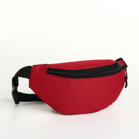Waist bag, 23*8*11 cm, lightning department, 2 n/pocket, red
