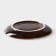 Porcelain saucer "watercolor", d = 14.5 cm, brown color