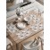 A set of napkins for setting the table "Crowns", rectangular, rounded edges, size 30x46 cm, 4 pcs