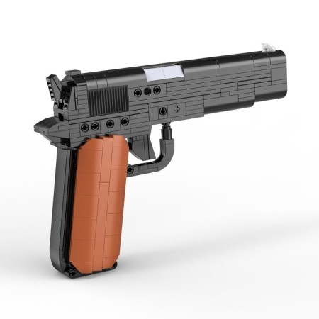 Designer Weapon Techno Pistol, 332 parts, 6 bullets, shoots-2