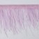 Braid with ostrich feathers, 8-10 cm, 5 ± 0.5 m, lavender color