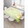 Tables on the table "Color Congratulation with Easter", rectangular, Saten, size 145x180 cm