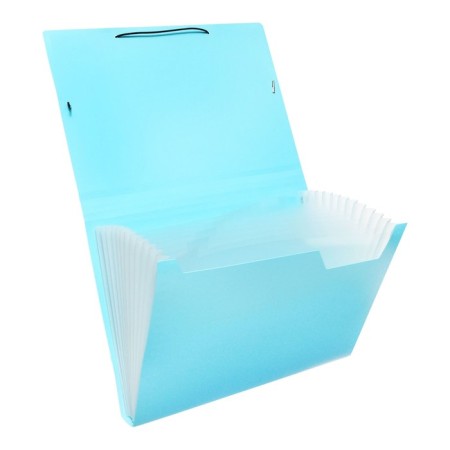Folder Carder Calligrata watercolor 13 department. A4 plastic 0.7mm turquoise, black resident-2