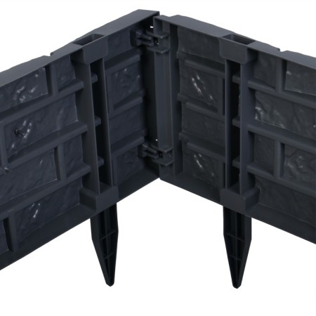 Plastic bed, 4 sections, 45 × 45 × 20 cm, graphite-2