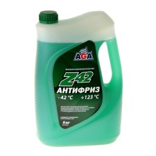 AGA antifreeze -42C/+123C, finished, green color, 5 kg 13841h