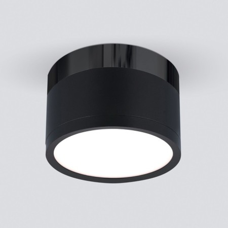 Ceiling accent light (SPOT) ELEKTROSTANDARD, DLR029 LED 10 W, 88x888x63 mm, IP20, black matte color