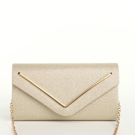 Female bag on a magnet, beige color