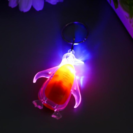Flashlight light on the ring "Penguin" mix-2