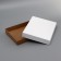Box the team without print, the lid is a white window without a window 26 x 21.5 x 4 cm