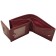 Nice wallet, glossy skin, color red crocodile