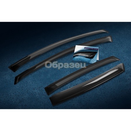Window deflectors of Lada Vesta Stagkes, 2017-, invoice, adhesive tape 3m, 4 pcs.-1