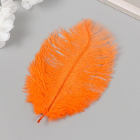 Decorative ostrich "Orange" h = 15-20 cm-1