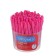 Automatic ballpoint pen "mini" 0.5 mm, blue rod, pink case