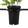 Bayerlux lamp "Obacoo" Black 1x40W E27 12x34x48 cm
