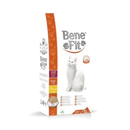 Dry food for cats Benefit Adult Multi-Cat with Chicken. 12 kg