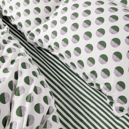 Bed linen 1.5sp the night is tender “cabin-verte” 145x215cm, 150x220cm, 70x70cm 2pcs-1