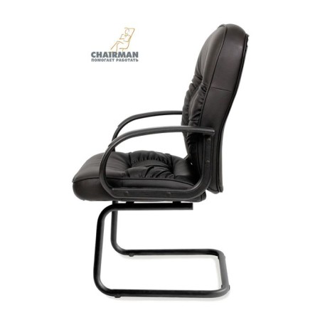 Office Chair Chairman 416V eco -leather, black matte-2
