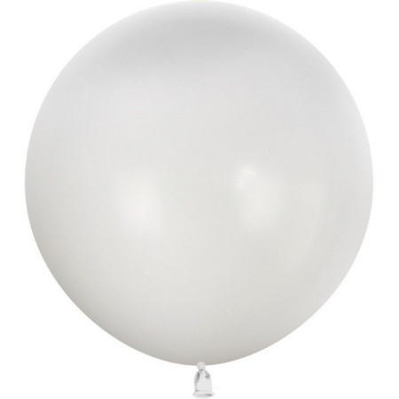 Latex ball 36 ", pastel, 1 pc., White