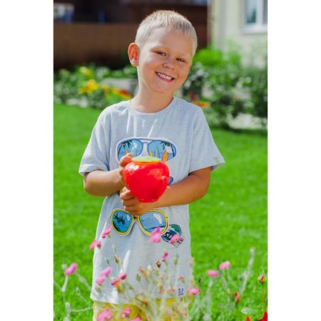 Children's watering can, 0.55 l, without a diffuser, "strawberries"-5