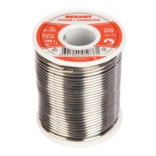Solder with rosin Rexant, 500 g, d = 2 mm, tin 60% lead 40%