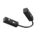 Flexible angular power connector 15 cm, exile, black