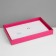 Steam for jewelry "Casket" 100 seats, 29 × 19 × 4 cm, bright pink color