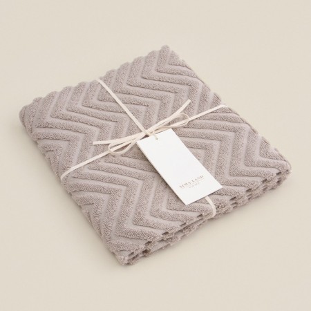 Trush Trick SL Home: Geometry "Sabbia" 67x140 cm, 83% cotton, 17% linen, 500 g/m2-7