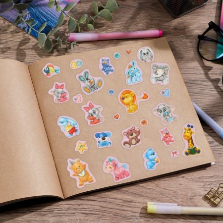 Paper stickers "Favorite toys", 11 x 16 cm-3